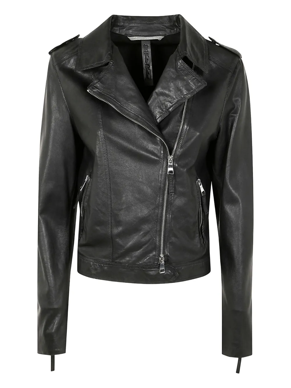 

Кожаная байкерская куртка The Jackie Leathers, черный