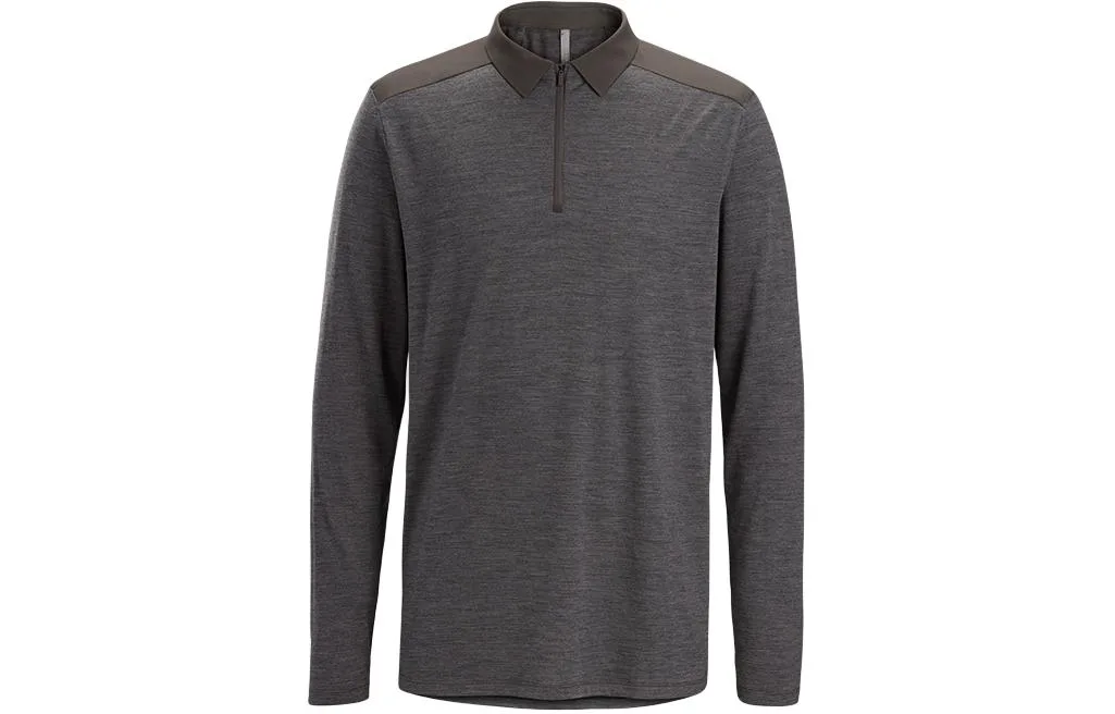 Поло с молнией Arcteryx, Stone Heather