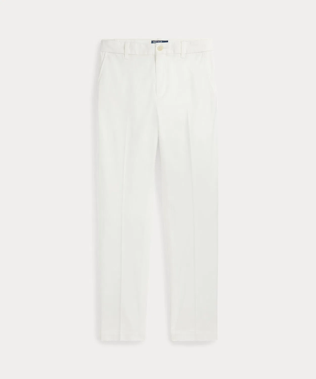 Чиносы укороченные slim fit из твила, Polo Ralph Lauren, белый — фото 2