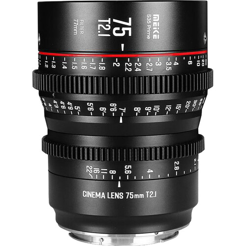 

Кинообъектив Meike 75mm T2.1 Super35 Prime Cine (крепление EF)