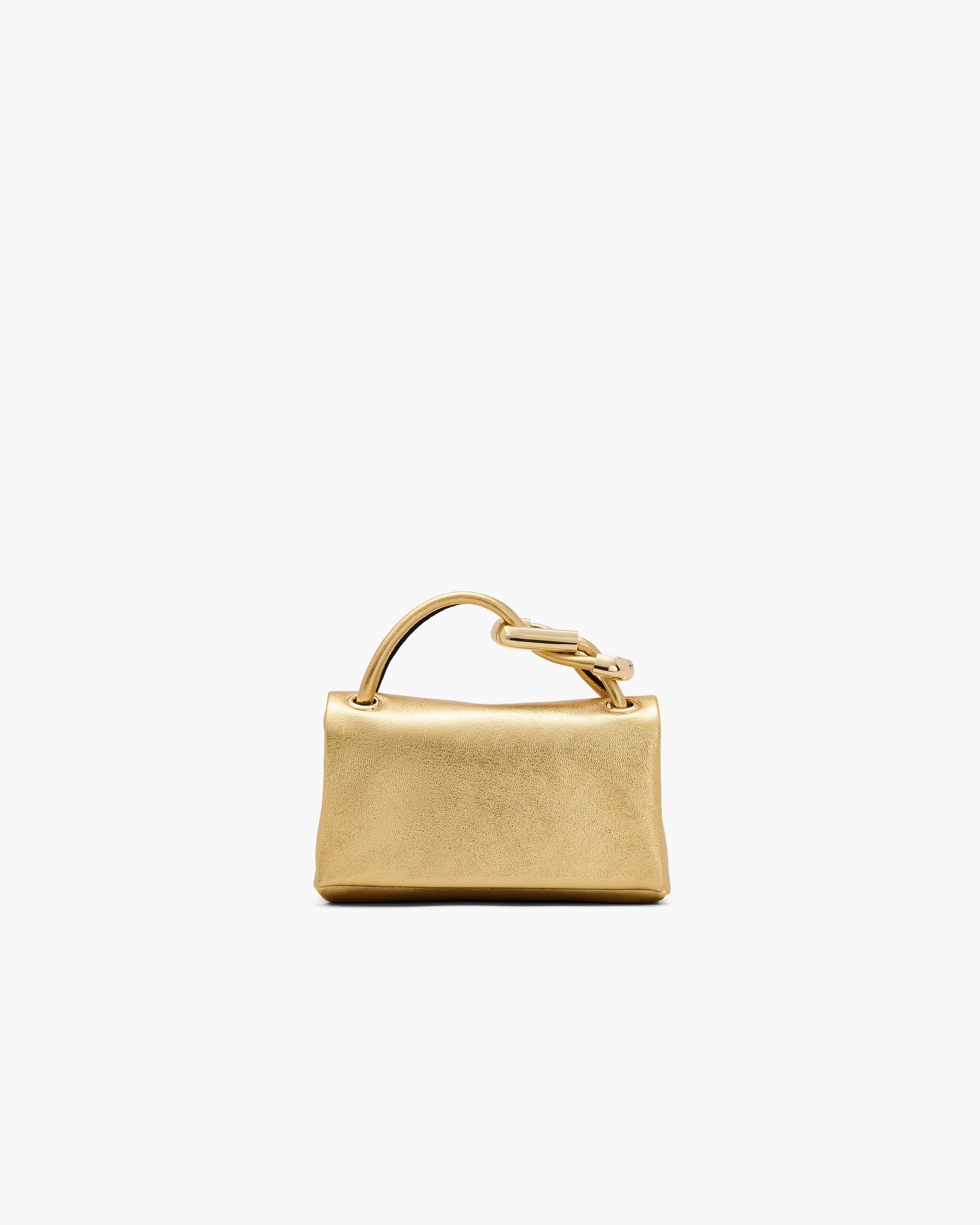 

Металлическая микро-сумка Dual Bag Marc Jacobs, золотой