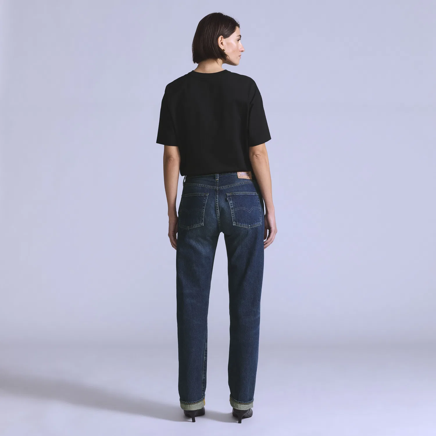 Женские джинсы 501 в стиле 70-х Levi's, Dark Wash — фото 4