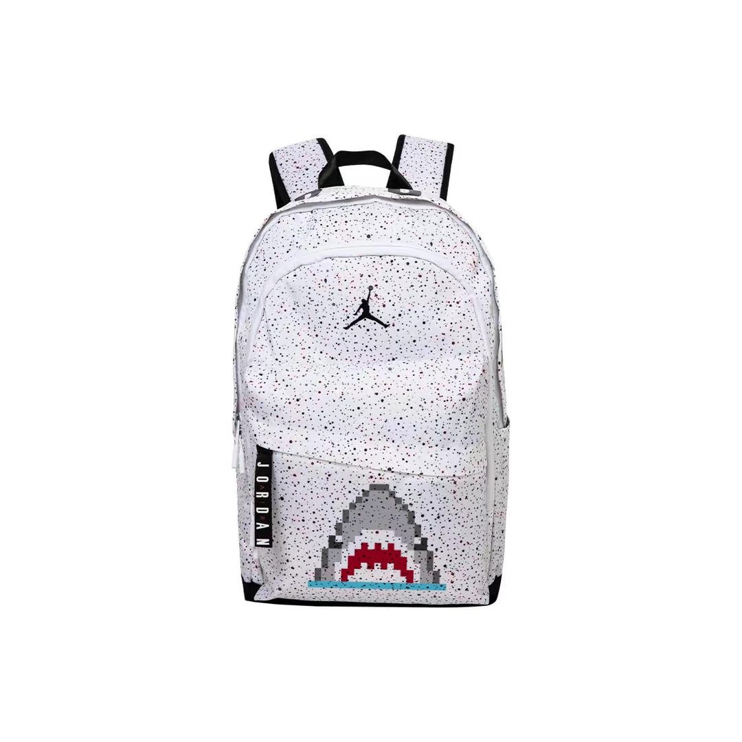 

Jordan Полиэстеровый рюкзак унисекс белый, Shark