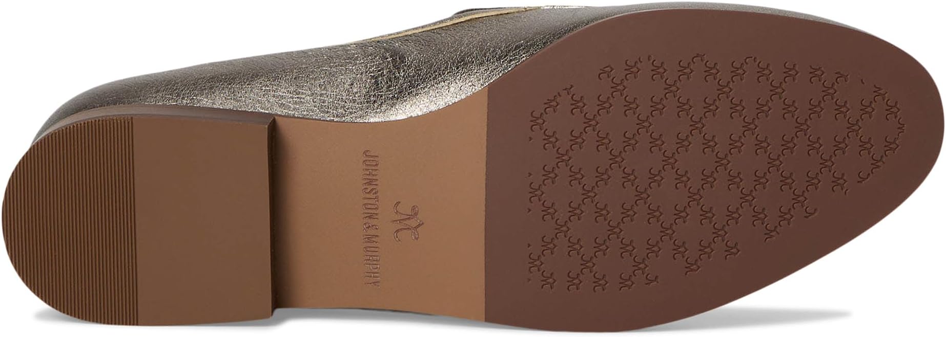 Лоферы Johnston & Murphy Ali Woven Loafer, цвет Gold Metallic — фото 3