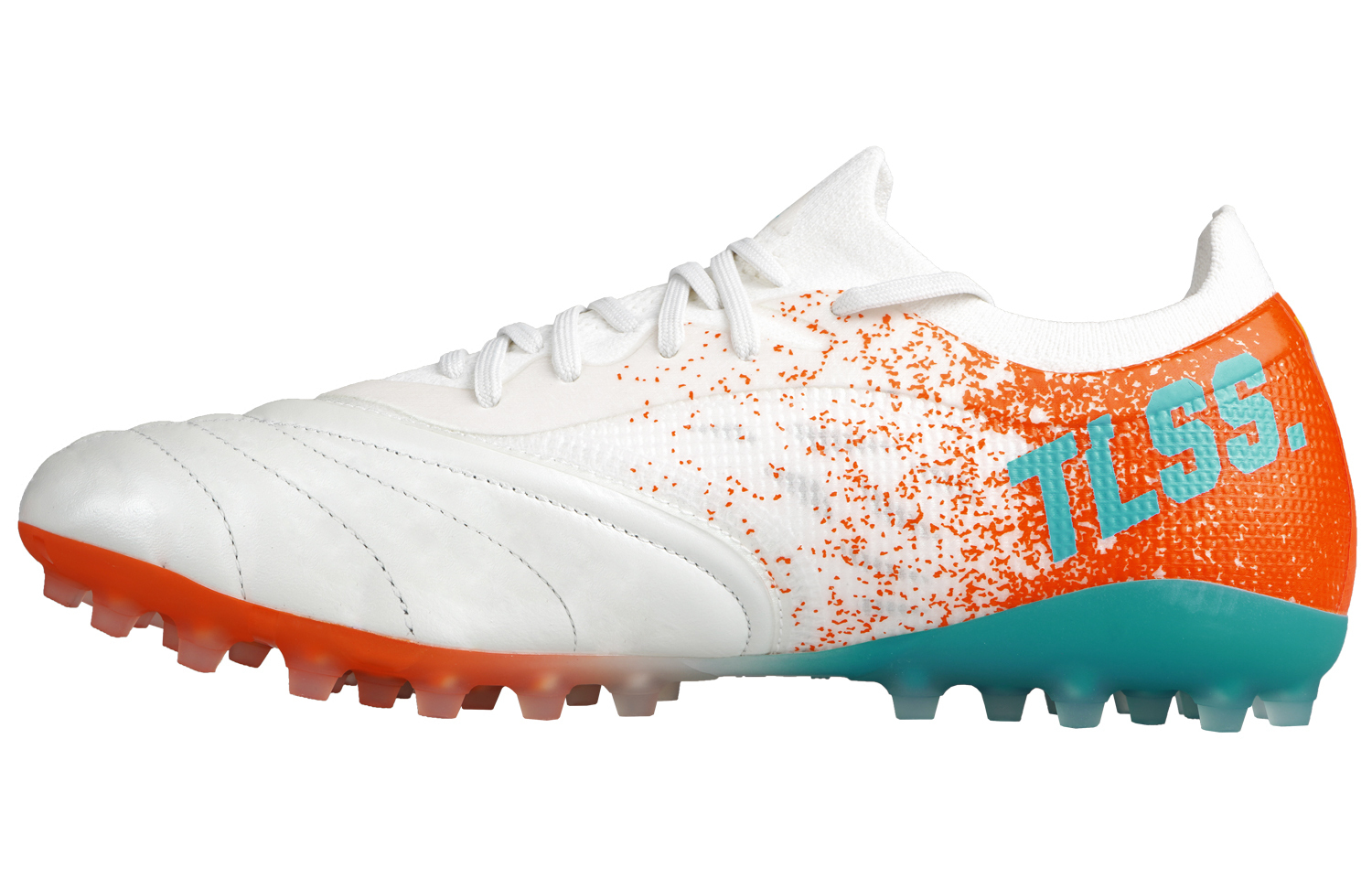 

KELME TLSS x MG Multi Ground противоскользящие, износостойкие, дышащие футбольные бутсы Unisex White Blue Orange