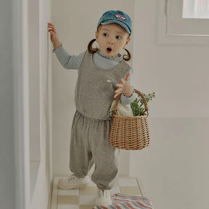 Детские брюки Popo серые от Littletini