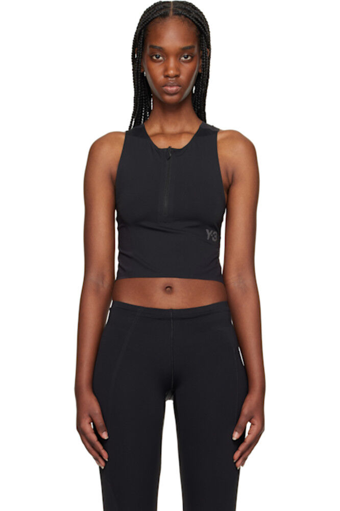 

Черный спортивный топ Run Y-3
