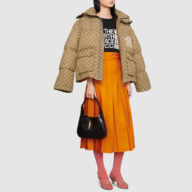 Футболка Gucci x The North Face, черный / белый — фото 4