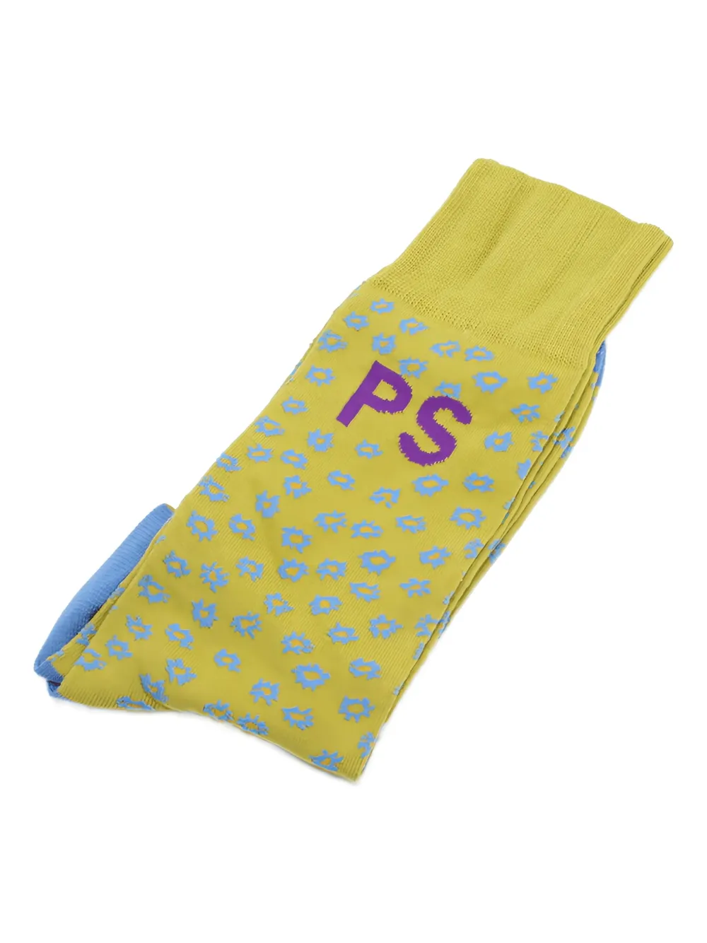 

Носки с цветочным узором Paul Smith, желтый
