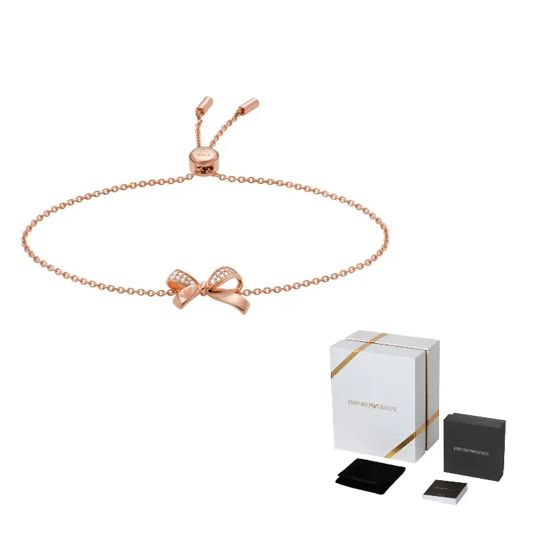 

Браслет с деталью в виде банта и кристаллами EMPORIO ARMANI