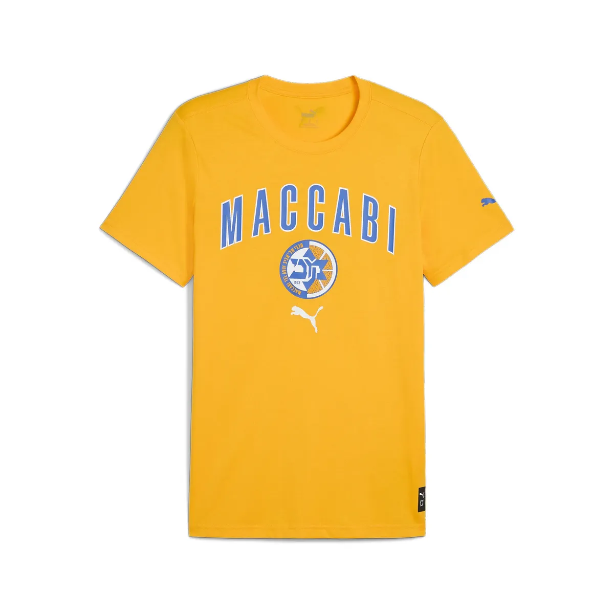 

Тренировочная футболка PUMA "Maccabi Practice Basketball T-Shirt Men", цвет Gold Fusion Yellow