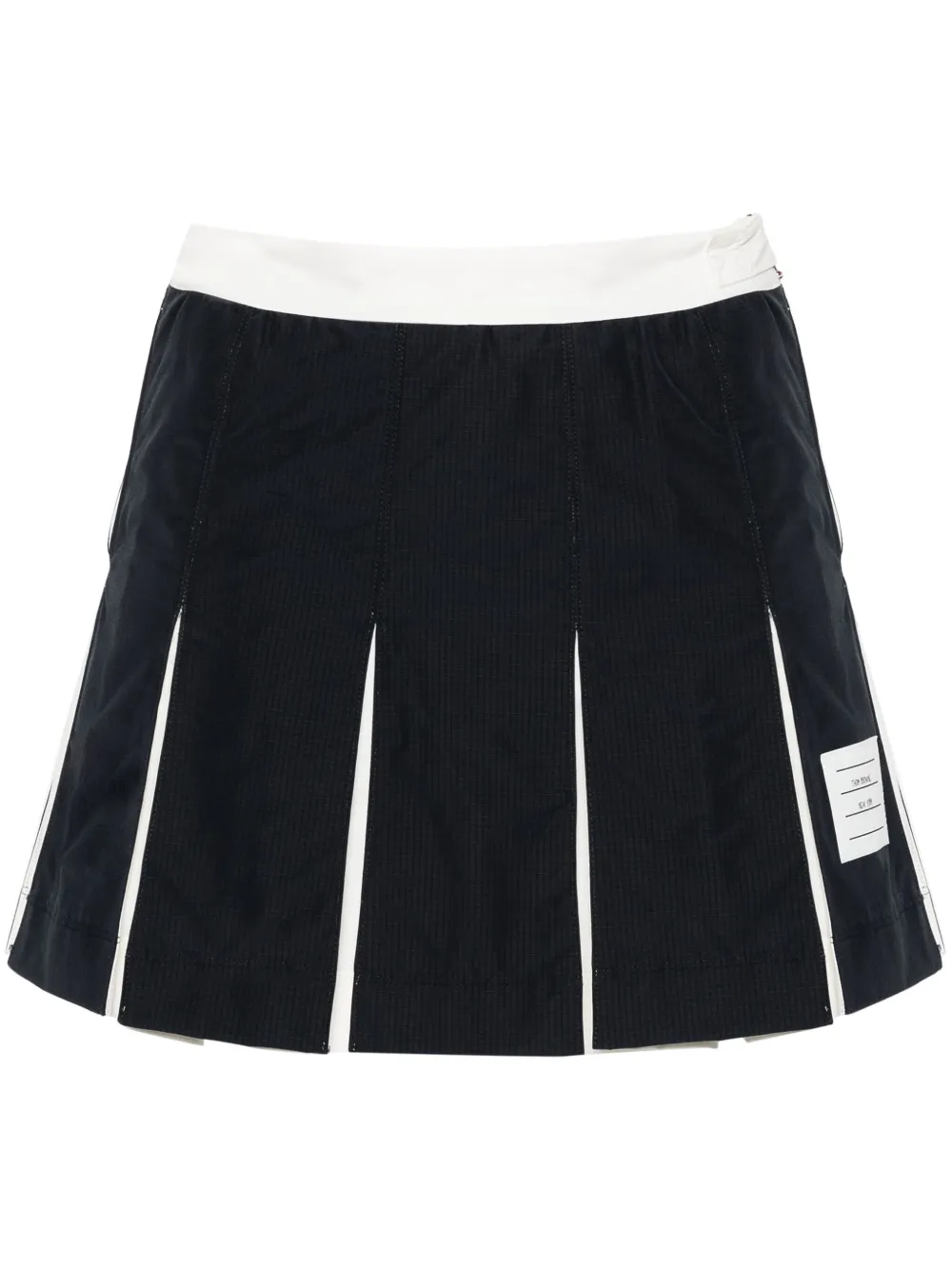

Мини-юбка из рипстопа THOM BROWNE, синий