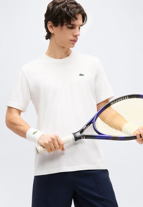 Короткие спортивные шорты в классическом стиле Lacoste Sport, Navy Blue — фото 4