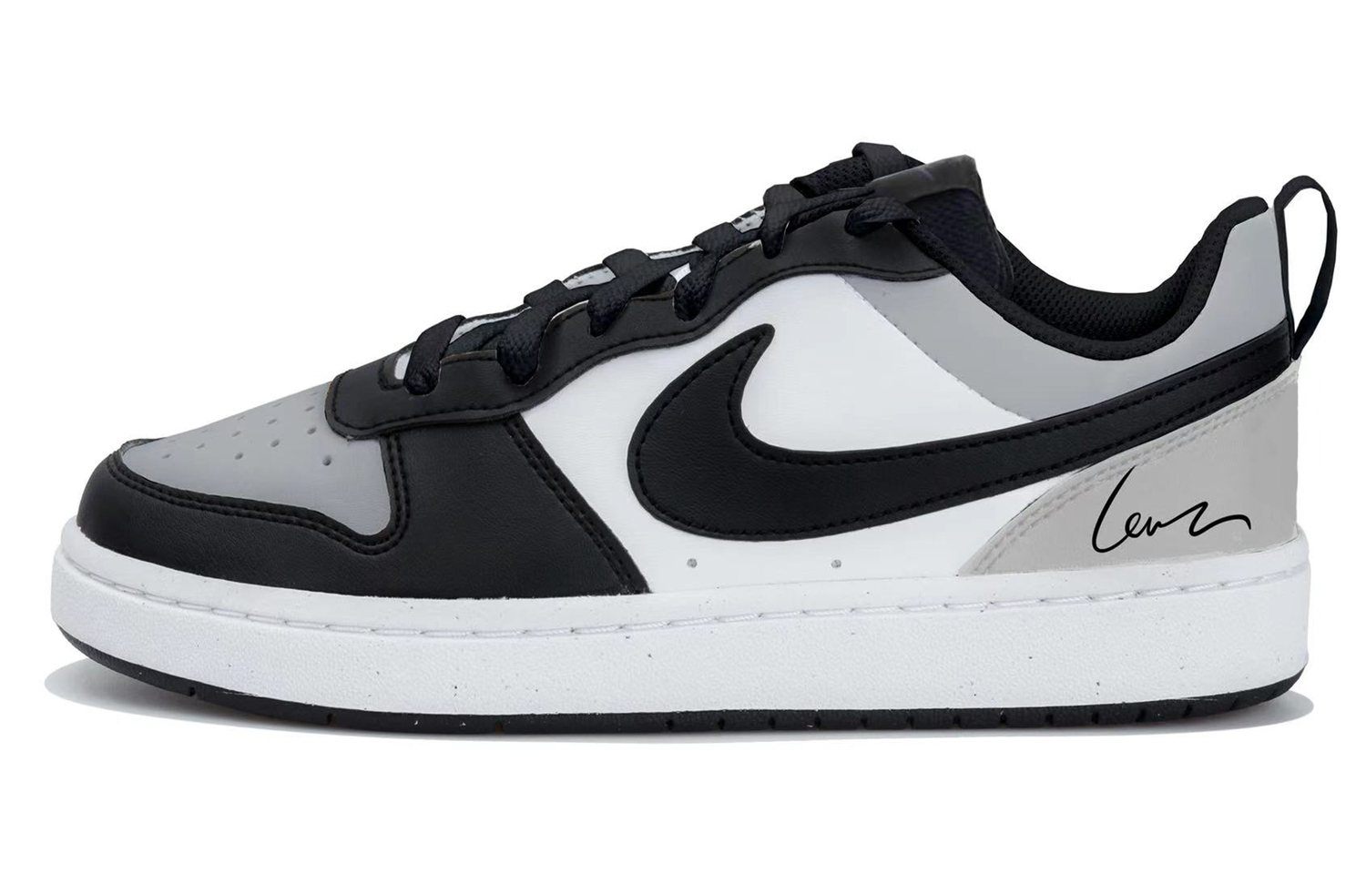 

Nike Court Borough Low 2 Low top детские скейтбординг кроссовки black gray для подростков