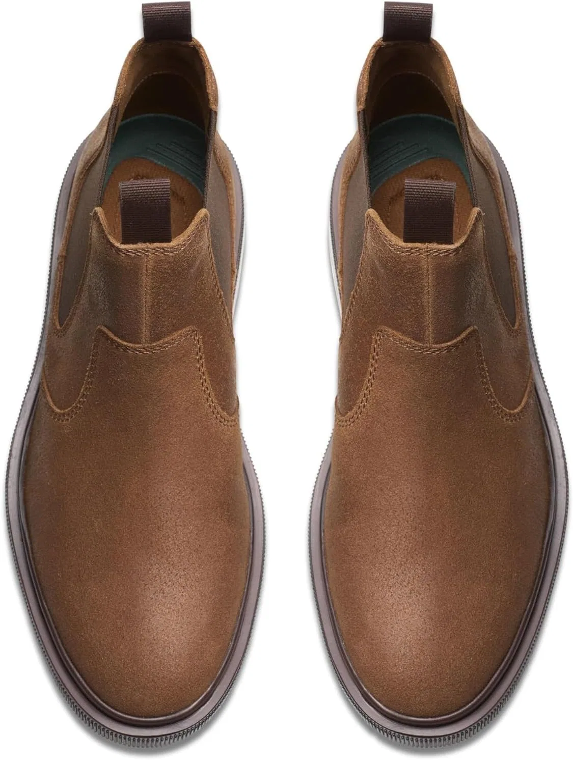 Мужские ботинки челси Clarks Burchill Up, Cola Suede — фото 2