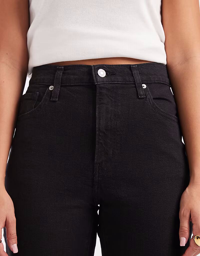 Джинсы mom с высокой талией черного цвета Levi'S — фото 4