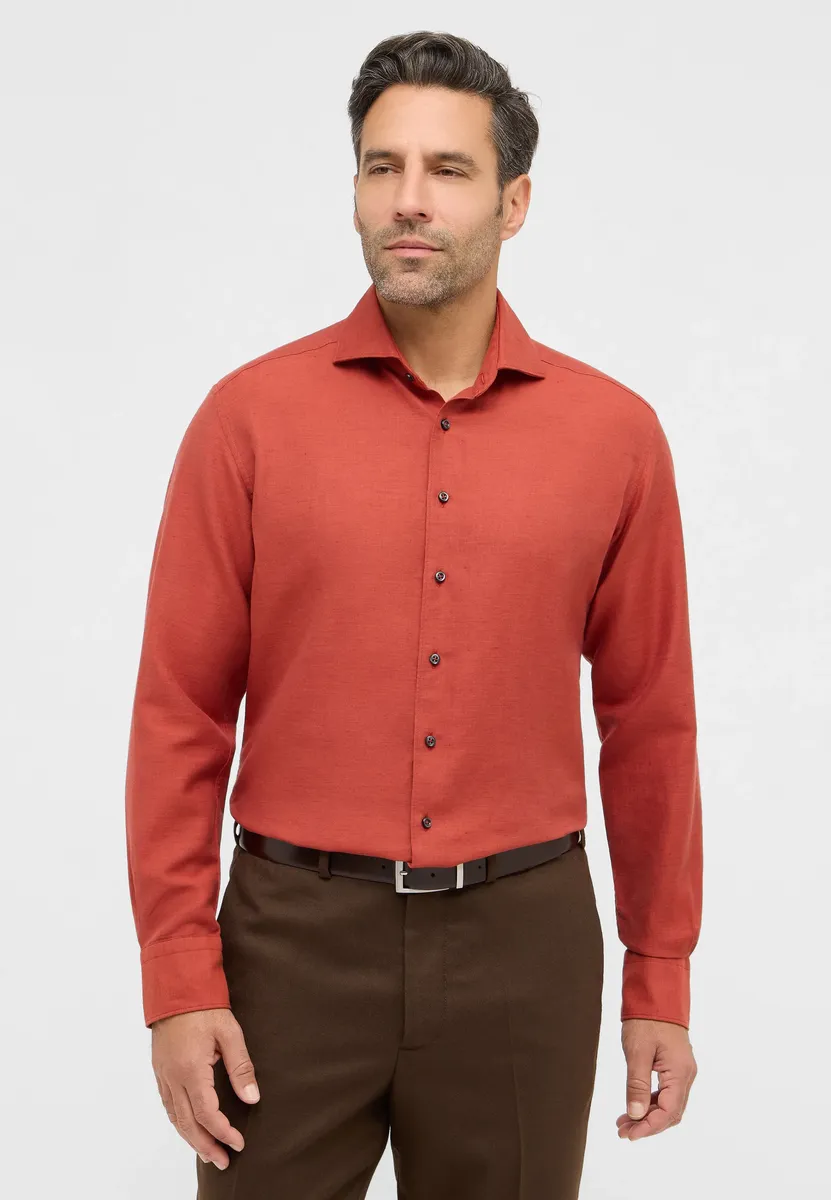 

Рубашка Eterna с длинными рукавами "MODERN FIT", красный