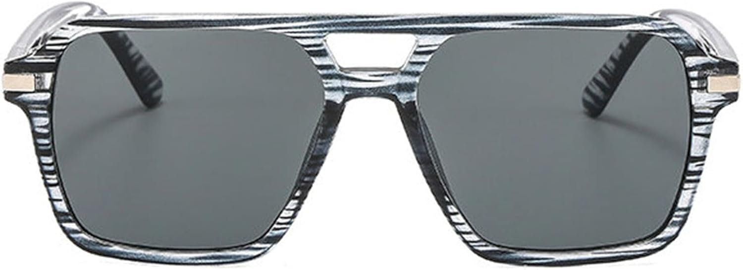 

Солнцезащитные очки Willochra Fashion Pilot Oversized для женщин, с двойной перемычкой, градиентным переходом цвета, ретро-квадратные очки, защита от ультрафиолета UV400, C2