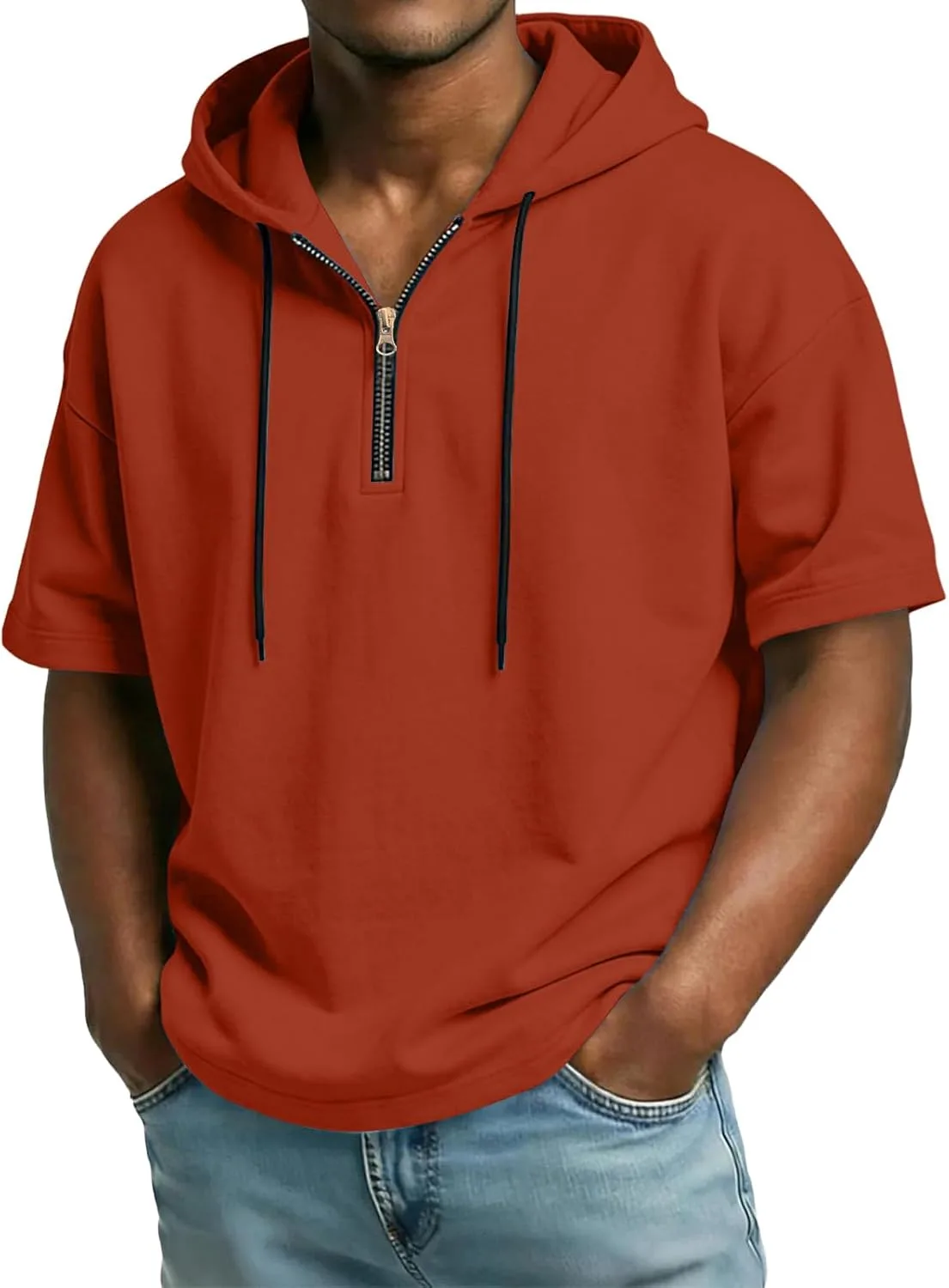 

Футболка-поло Henley для мужчин, летняя, мягкая, свободная