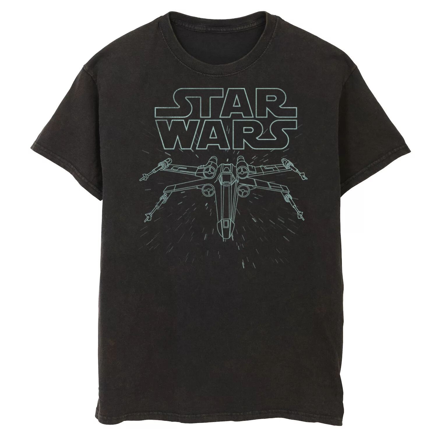 

Мужская футболка с логотипом X-Wing Fly Through и графическим рисунком Star Wars