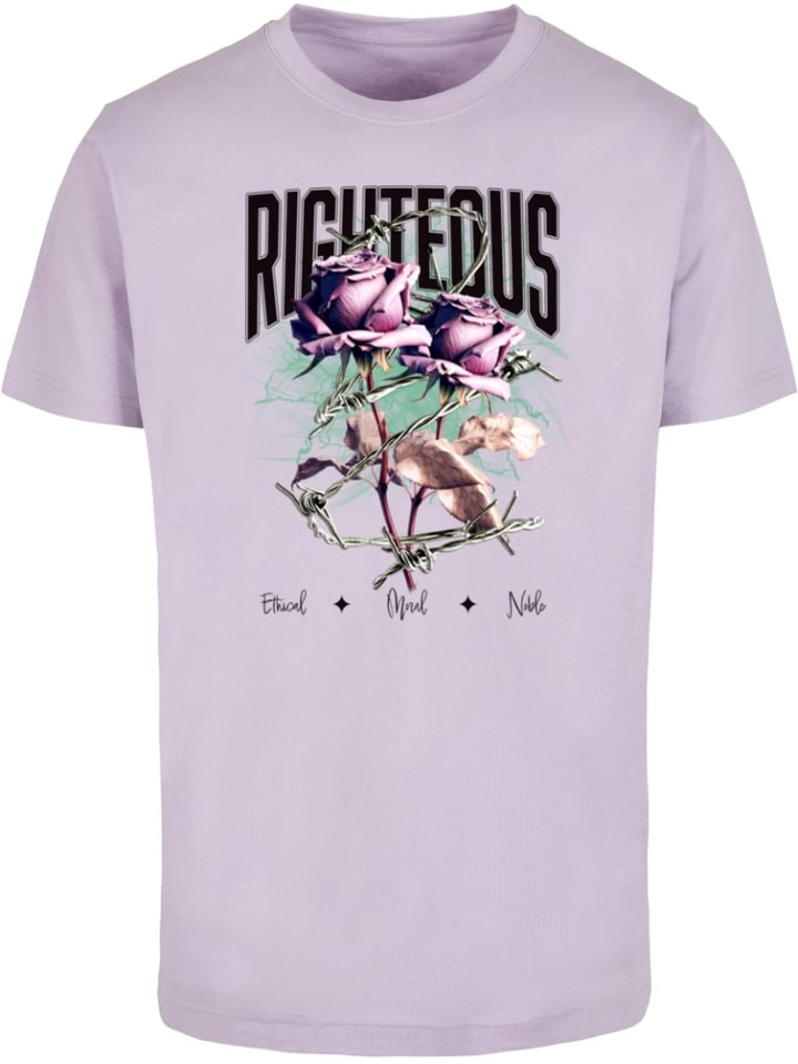 

Футболка Righteous Roses Tee Mister Tee, фиолетовый