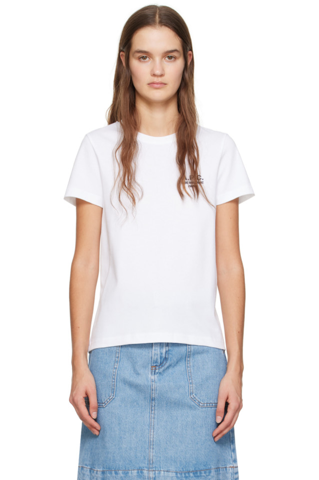 

Футболка Denise A.P.C., белый