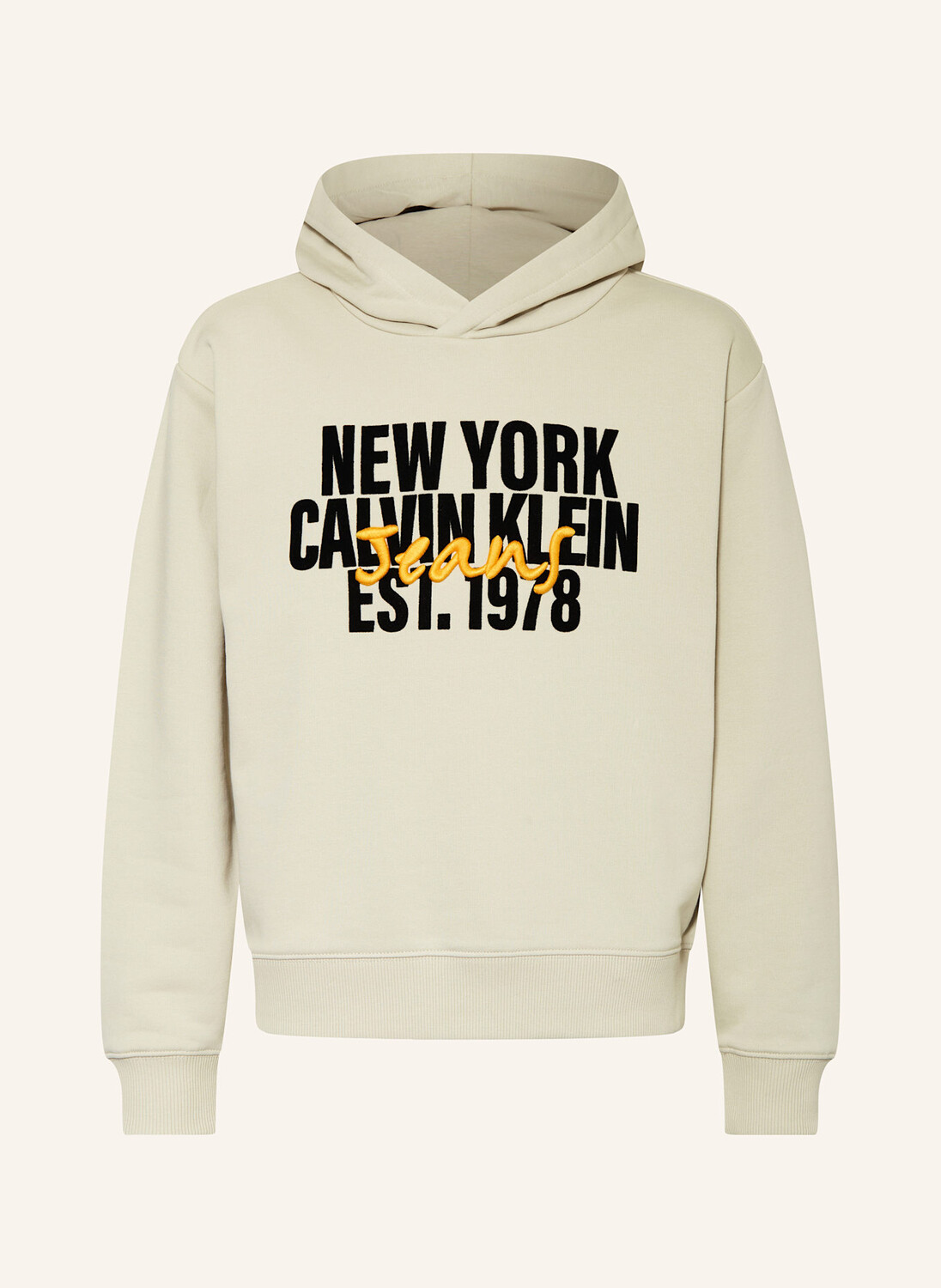 

Толстовка с капюшоном Calvin Klein, серый