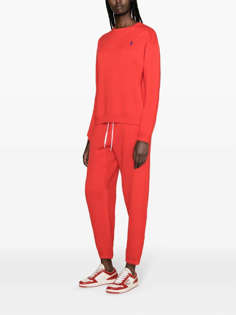 Спортивные брюки с вышивкой Polo Pony POLO RALPH LAUREN, красный — фото 3