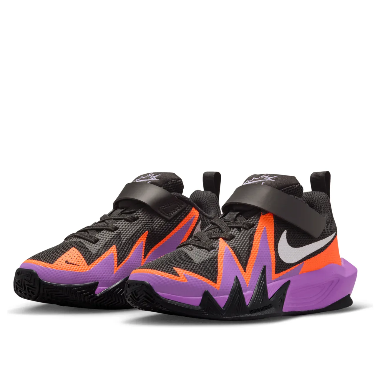 Кроссовки (PS) Nike S.T. Dynamite 'Black Bright Violet Total Orange' — фото 4
