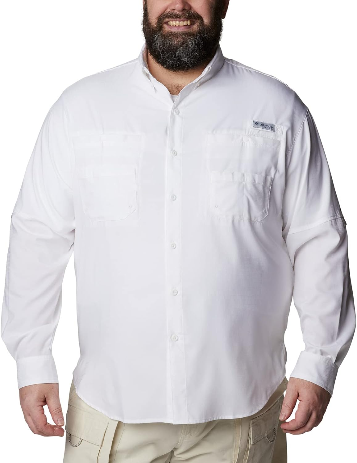 

Columbia мужская рубашка PFG Tamiami II с длинным рукавом, White