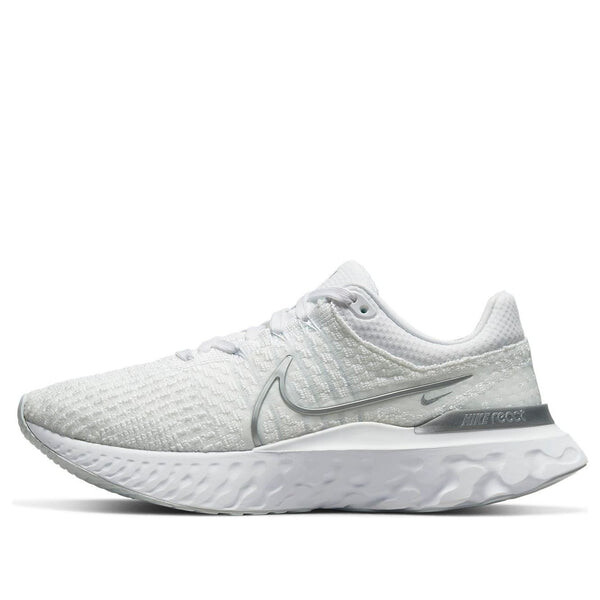 Кроссовки react infinity run flyknit 3 Nike, белый
