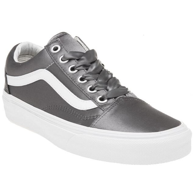 

Кроссовки старой школы Vans, серебряный, Серый, Кроссовки старой школы Vans, серебряный