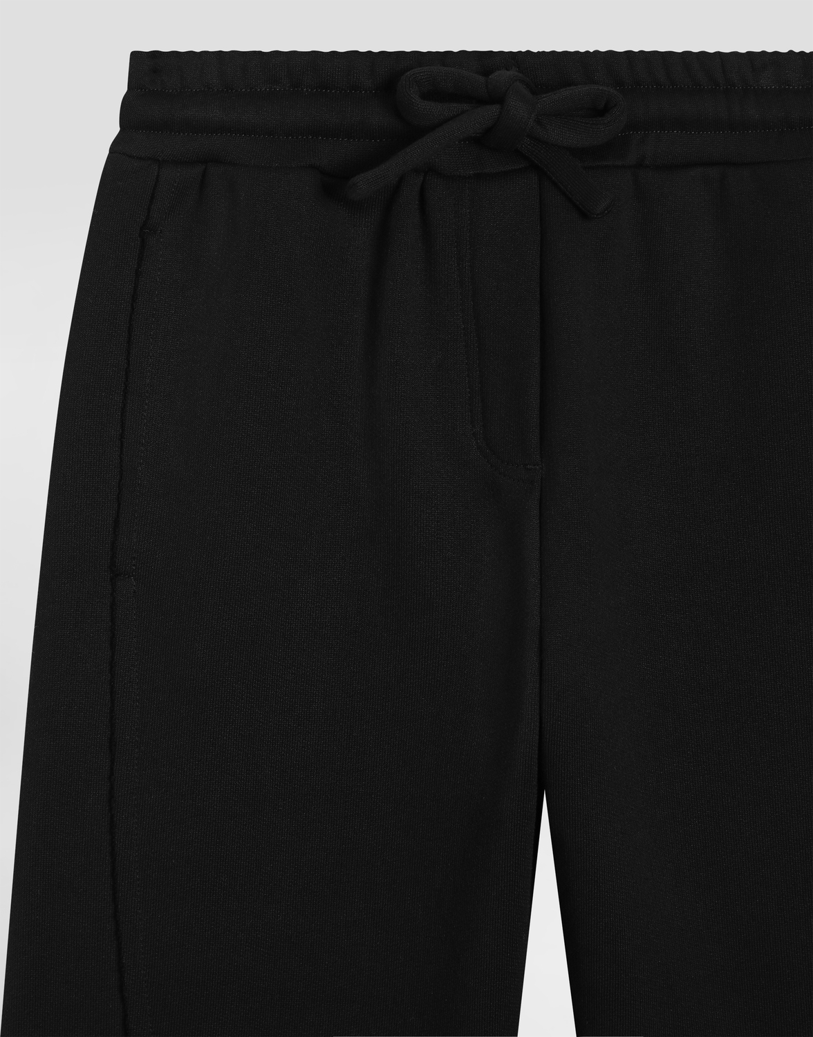 Флисовые брюки с нашивкой DG DOLCE & GABBANA, черный — фото 3