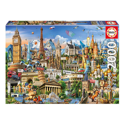 

Пазлы Europe Landmarks Puzzle