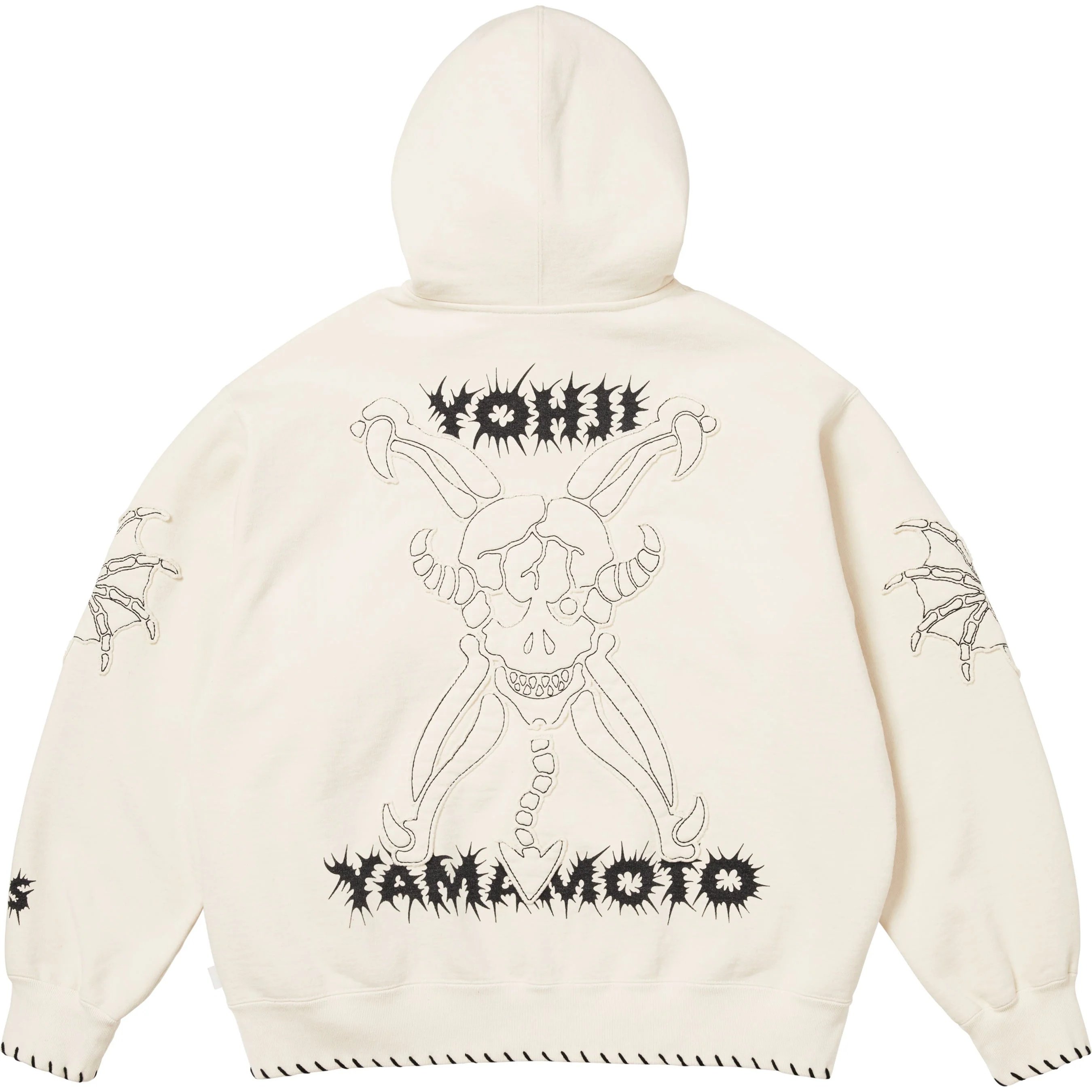 Толстовка с молнией X Y's By Yohji Yamamoto Supreme, красный — фото 3