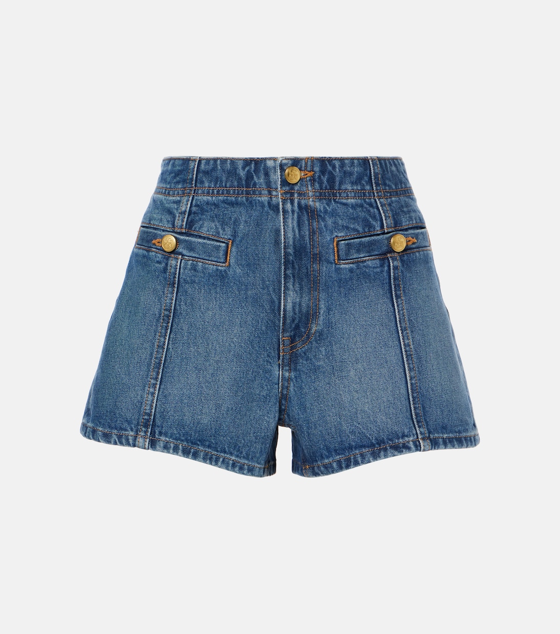 

Джинсовые шорты Камилла Ulla Johnson, Danube Medium Indigo Wash