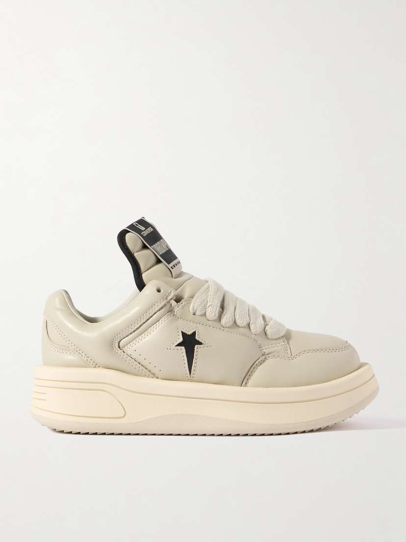 Кроссовки Converse Inflated TurboWPN из кожи Rick Owens, серый