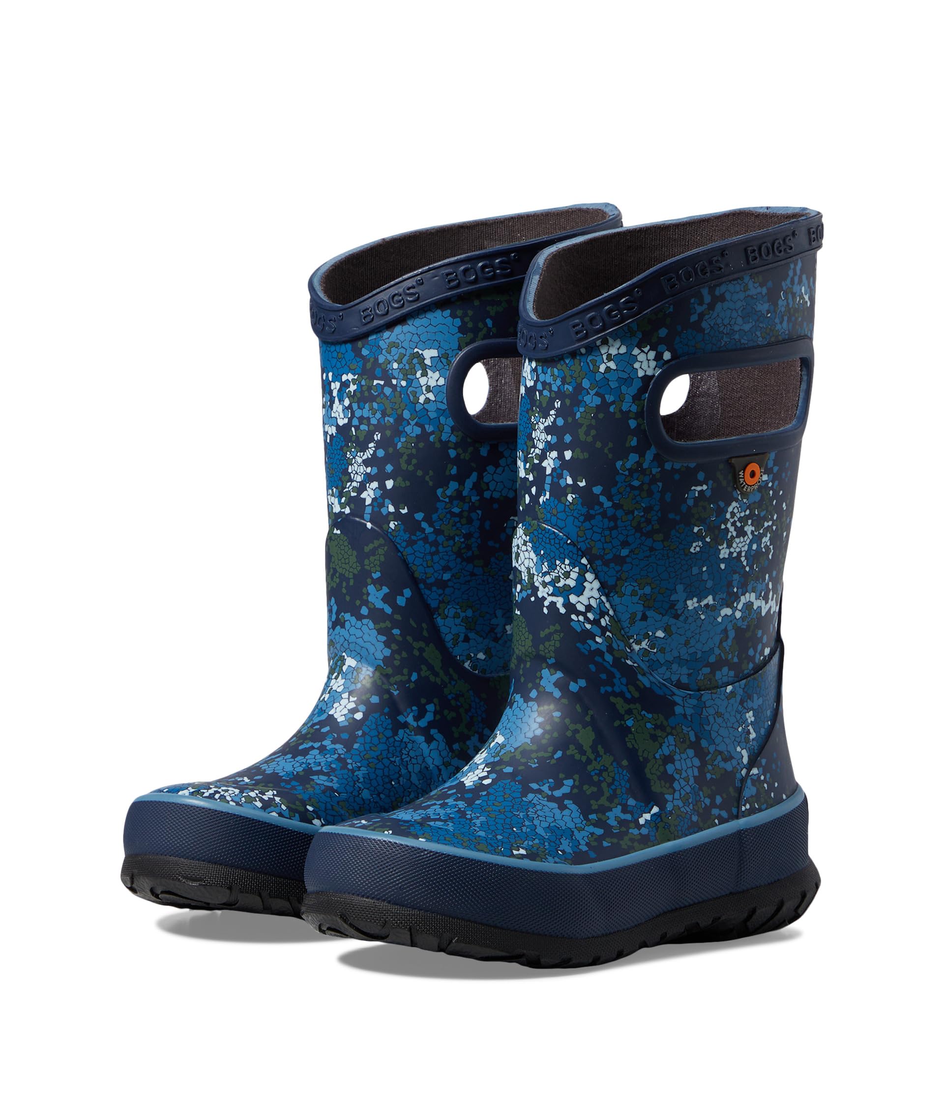 

Ботинки Bogs Kids Rain Boots Micro Camo, черный мульти