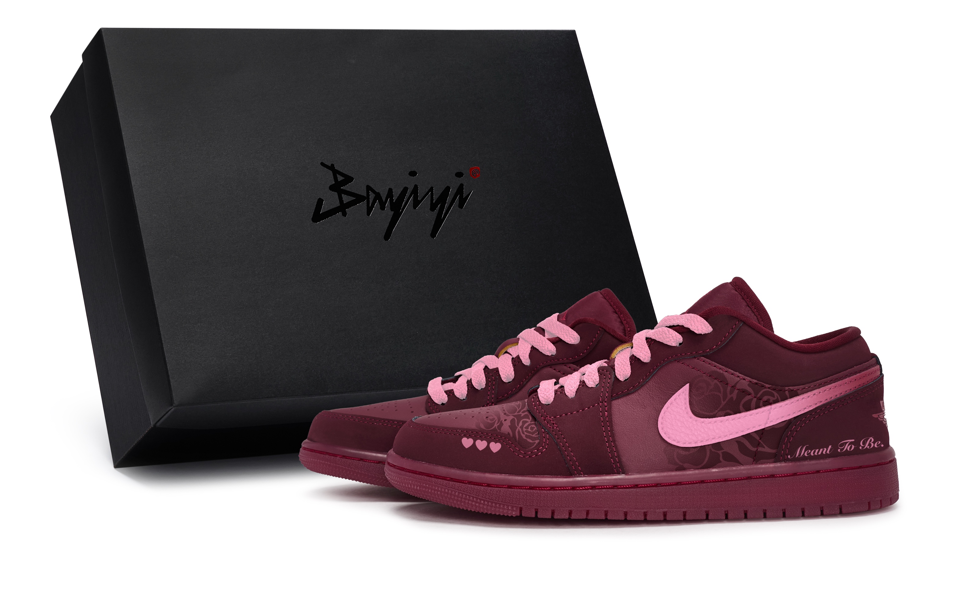 

Jordan Air 1 811 Manufacturing, Rose Tale, Special Shoe Box низкие кеды Vintage Basketball Shoes Unisex розовые