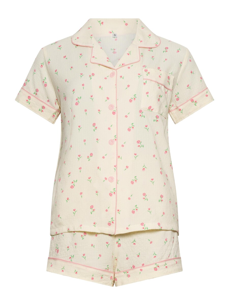 

Короткий пижамный комплект Orchibelle Mia, Natural White