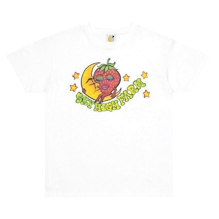 

Футболка Sky High Farm Workwear Ally Perennials Printed 'White', белый