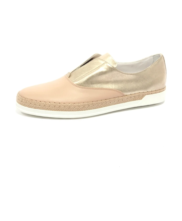 Кожаные туфли Rafia, производство Италия Tod'S, бежевый
