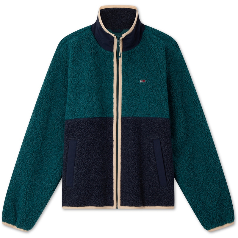 

Tommy Hilfiger Бархатное пальто Men's, Blue Green & Navy Blue Multicolor C1G