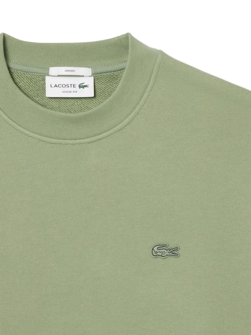 Толстовка Lacoste с вышитым логотипом, зеленый — фото 2