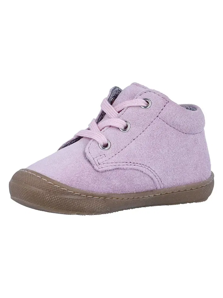 Ботинки кожаные розовые Richter Shoes — фото 3