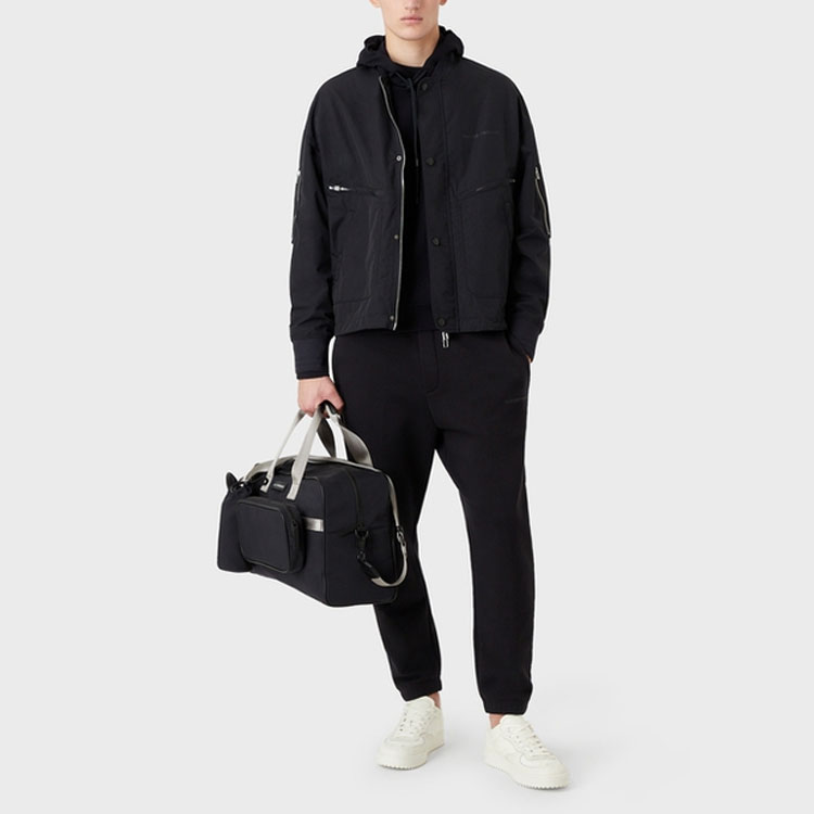 Свитшот мужской синий EMPORIO ARMANI, морской синий — фото 3