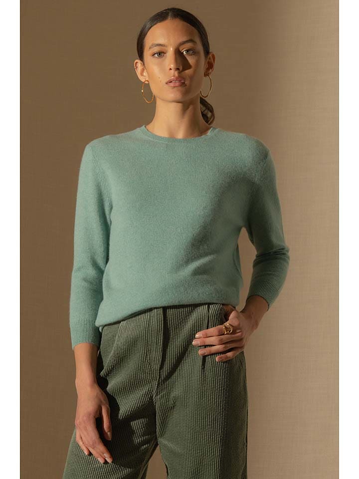 

Пуловер Perfect Cashmere Kaschmir-Pullover Vanessa, бирюзовый