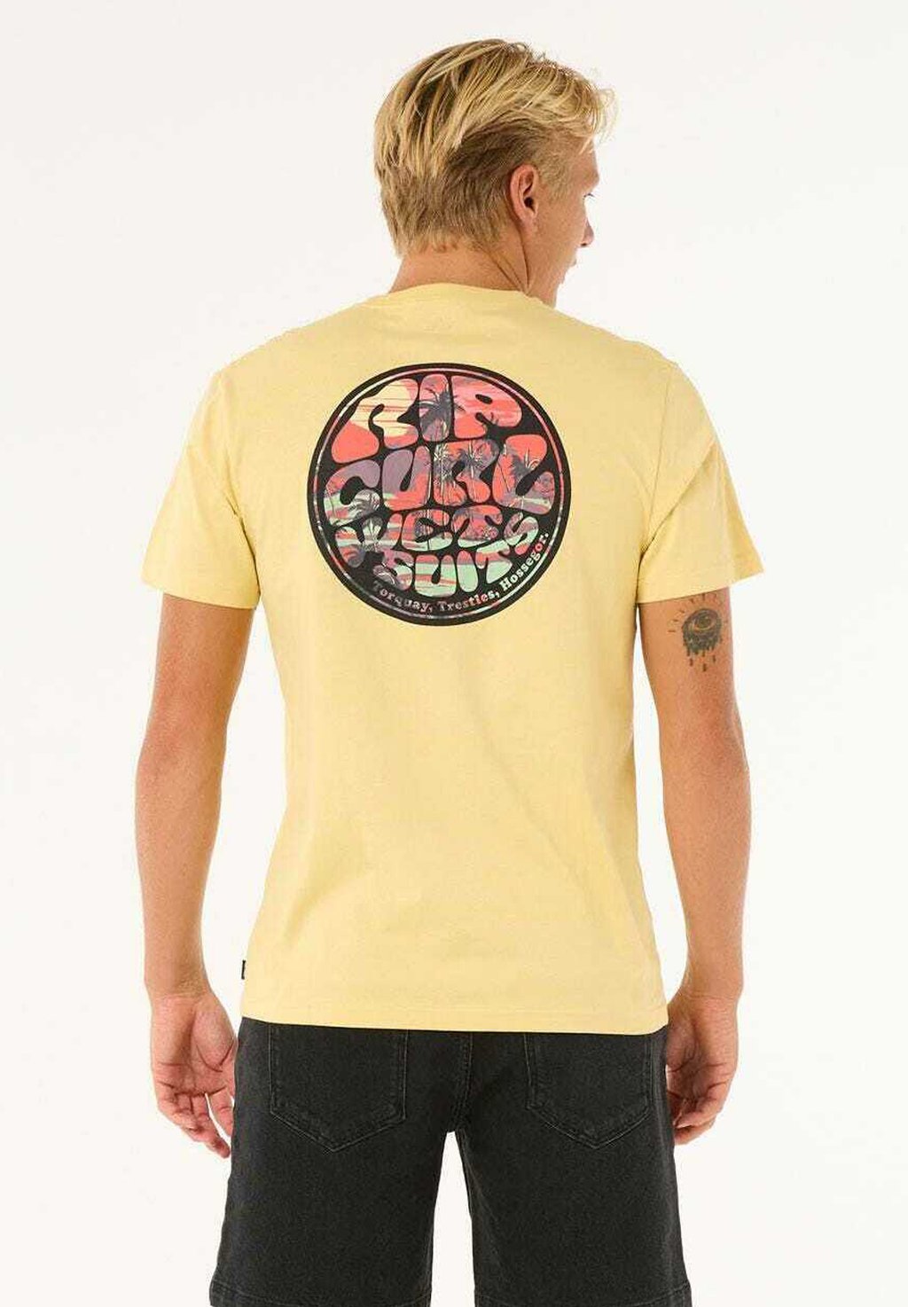 

Футболка с принтом PASSAGE Rip Curl, желтый