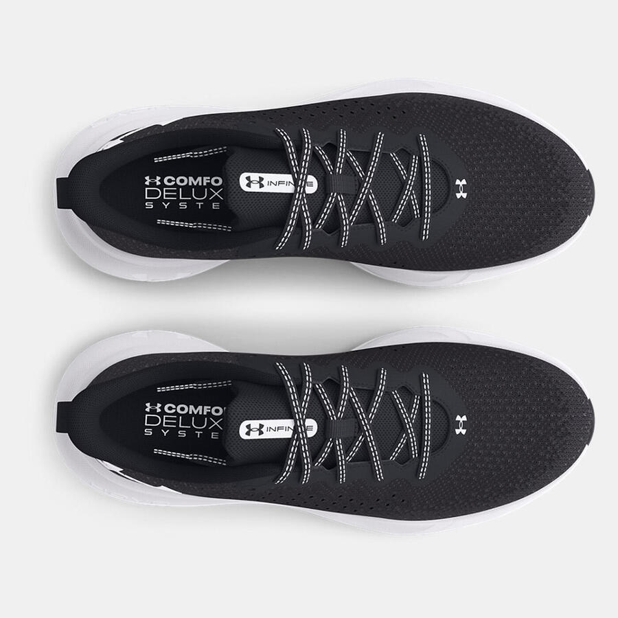 Мужские кроссовки для бега Under Armour UA Infinite — черно-белые — фото 4
