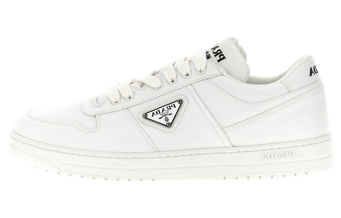 

PRADA Кроссовки для скейтбординга Downtown Low Top, белые, мужские